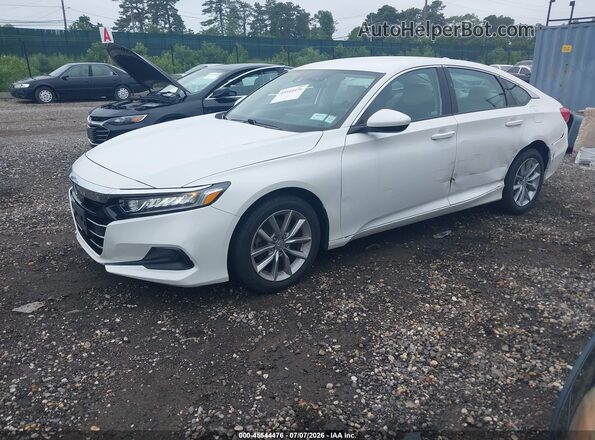 1HGCV1F19MA045265 2021 HONDA ACCORD White Przód lewy