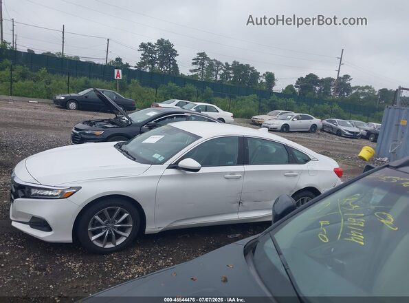 1HGCV1F19MA045265 2021 HONDA ACCORD White Widok wnętrza 360 stopni