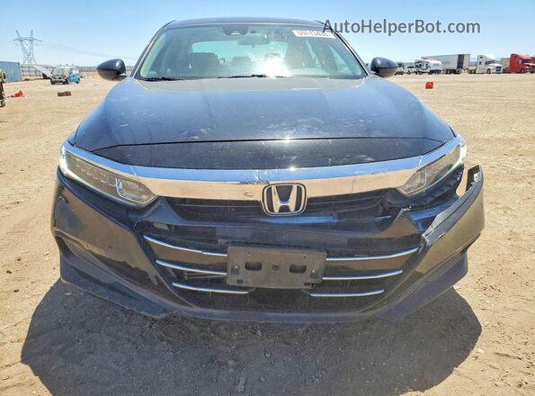 1HGCV1F19MA065659 2021 HONDA ACCORD Black წინა ხედი