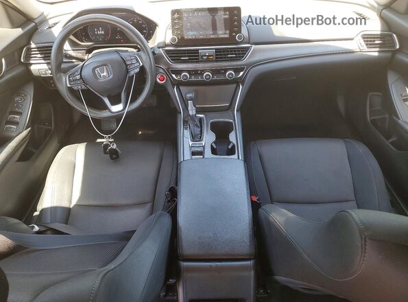 1HGCV1F19MA065659 2021 HONDA ACCORD Black წინა პანელის ხედი