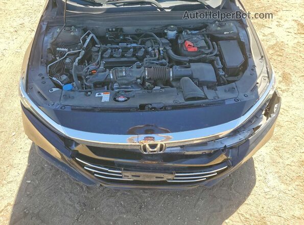 1HGCV1F19MA065659 2021 HONDA ACCORD Black უკანა სალონის ხედი