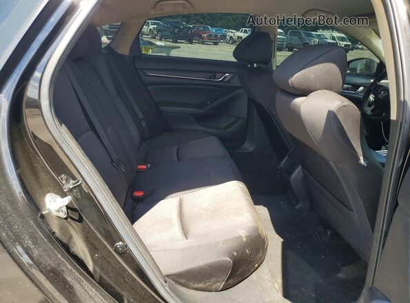1HGCV1F19MA119316 2021 HONDA ACCORD Black Rear seats view