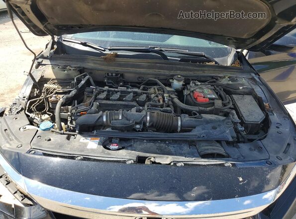 1HGCV1F19MA119316 2021 HONDA ACCORD Black Rear interior view