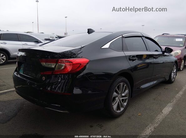 1HGCV1F1XJA002307 2018 HONDA ACCORD Black Tył prawy