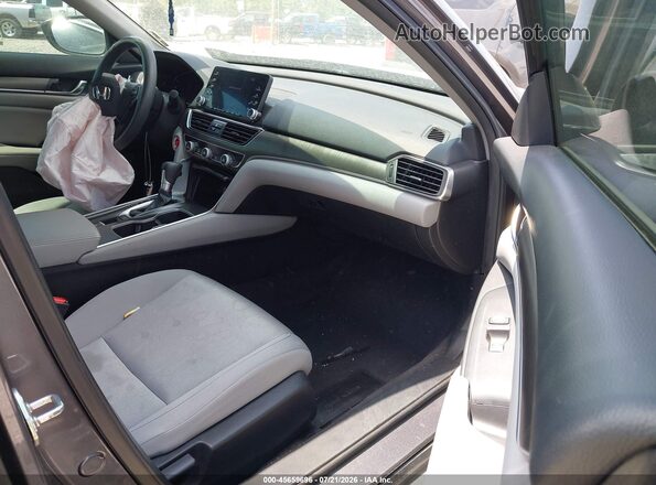 1HGCV1F1XJA061115 2018 HONDA ACCORD Gray Widok wnętrza z przodu
