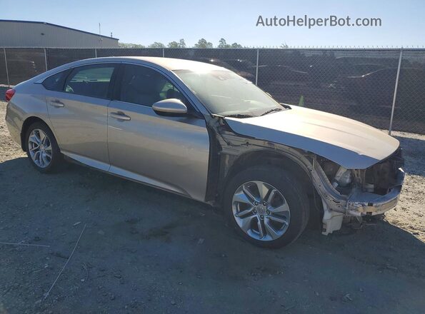 1HGCV1F1XJA067111 2018 HONDA ACCORD Gold Przód prawy