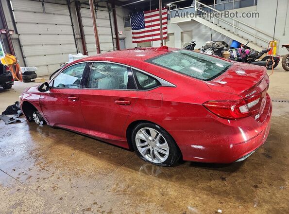 1HGCV1F1XJA067643 2018 HONDA ACCORD Red Tył lewy
