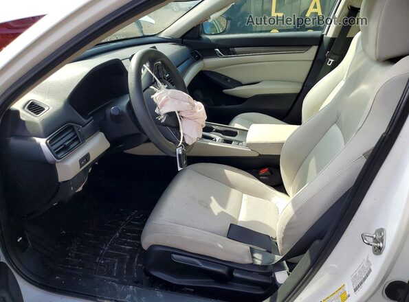 1HGCV1F1XJA103654 2018 HONDA ACCORD White Vista interior delantera
