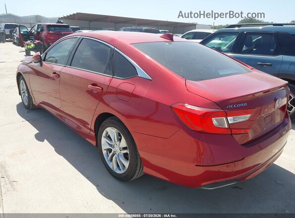 1HGCV1F1XJA132765 2018 HONDA ACCORD Red Tył lewy