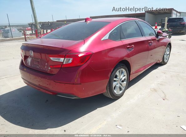 1HGCV1F1XJA132765 2018 HONDA ACCORD Red Tył prawy