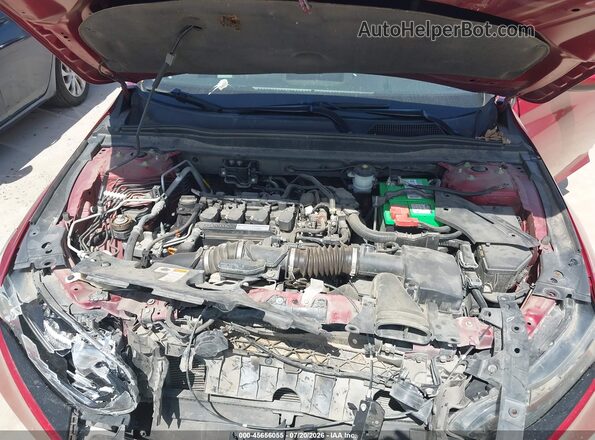 1HGCV1F1XJA132765 2018 HONDA ACCORD Red Widok z tyłu