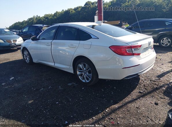 1HGCV1F1XJA138291 2018 HONDA ACCORD Белый Задняя левая четверть