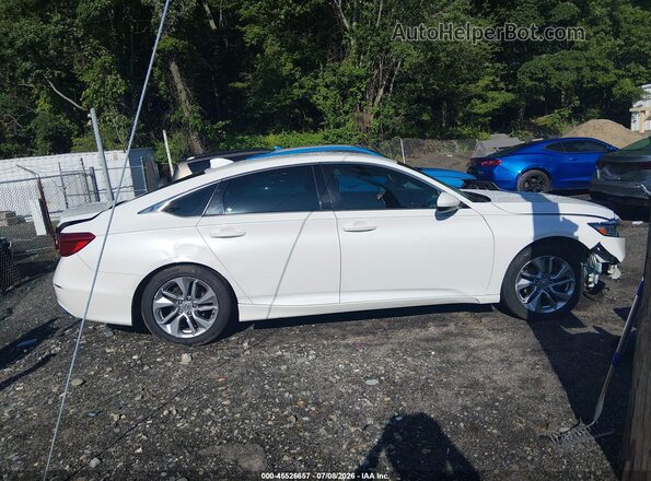 1HGCV1F1XJA138291 2018 HONDA ACCORD Белый Вид задней части салона