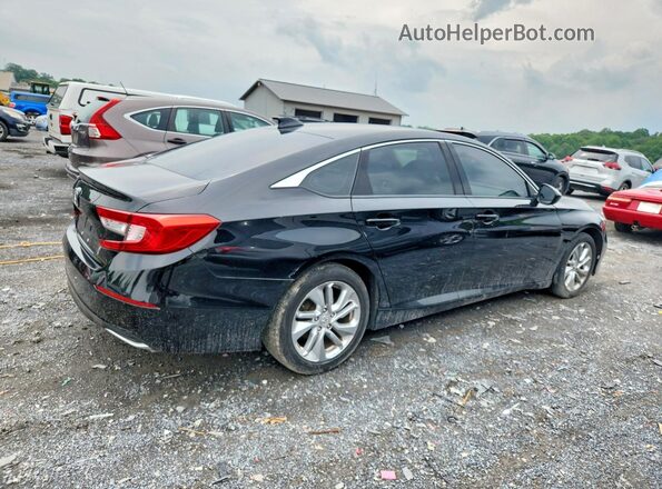 1HGCV1F1XJA169802 2018 HONDA ACCORD Black Tył prawy