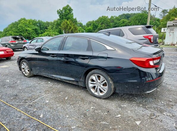 1HGCV1F1XJA169802 2018 HONDA ACCORD Black Tył lewy