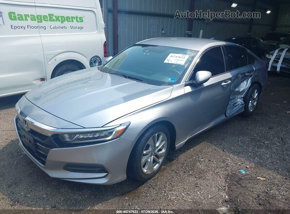 1HGCV1F1XKA006875 2019 HONDA ACCORD Silver Front left
