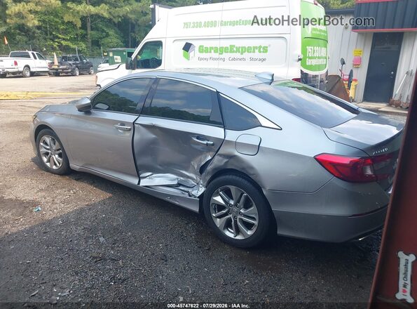1HGCV1F1XKA006875 2019 HONDA ACCORD Silver Front view