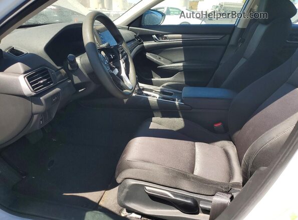 1HGCV1F1XKA017620 2019 HONDA ACCORD White Vista interior delantera