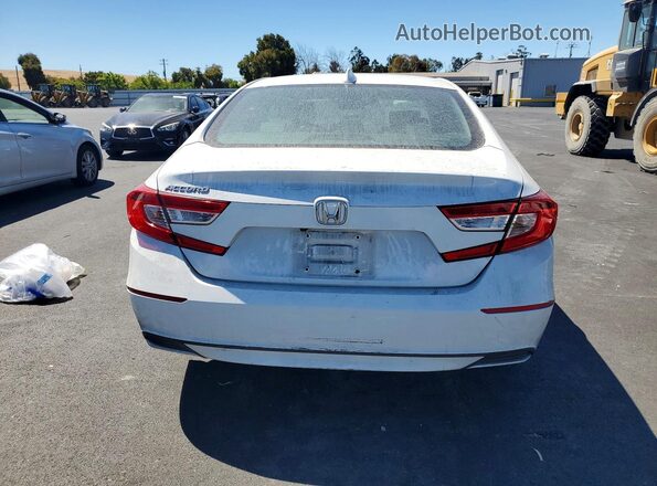 1HGCV1F1XKA017620 2019 HONDA ACCORD White Vista trasera