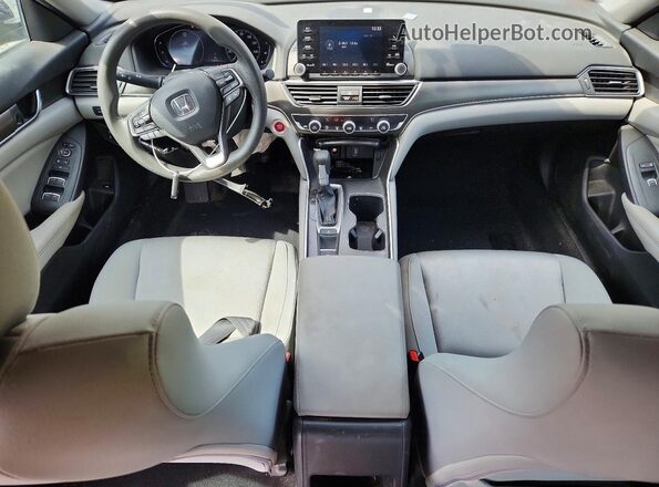 1HGCV1F1XKA021313 2019 HONDA ACCORD Blue Առջևի վահանակի տեսք