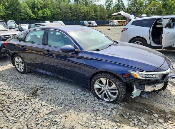 1HGCV1F1XKA021313 2019 HONDA ACCORD Blue Առջևի աջ
