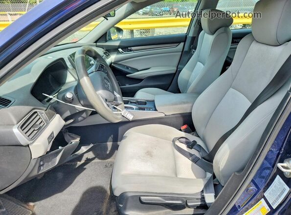 1HGCV1F1XKA021313 2019 HONDA ACCORD Blue Սալոնի դիմացի տեսք