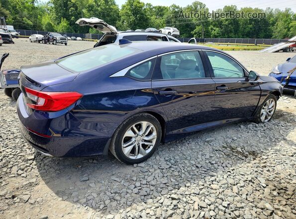 1HGCV1F1XKA021313 2019 HONDA ACCORD Blue Հետևի աջ