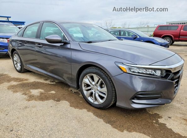 1HGCV1F1XKA025832 2019 HONDA ACCORD Gray Przód prawy
