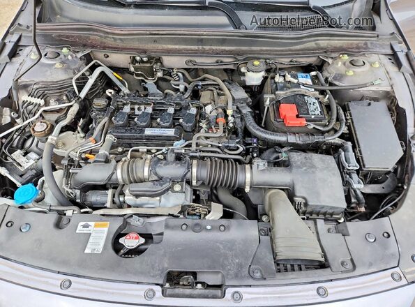 1HGCV1F1XKA025832 2019 HONDA ACCORD Gray Widok wnętrza z tyłu
