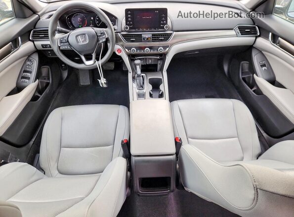 1HGCV1F1XKA025832 2019 HONDA ACCORD Gray Widok deski rozdzielczej