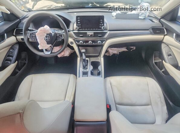 1HGCV1F1XKA029153 2019 HONDA ACCORD Серый Вид панели приборов