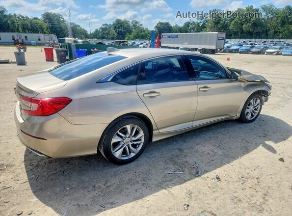 1HGCV1F1XKA029153 2019 HONDA ACCORD Серый Задняя правая четверть