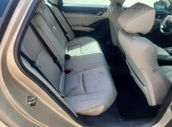 1HGCV1F1XKA029153 2019 HONDA ACCORD Серый Вид задних сидений