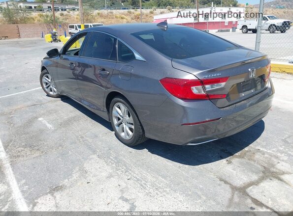 1HGCV1F1XKA047894 2019 HONDA ACCORD Gray Հետևի ձախ
