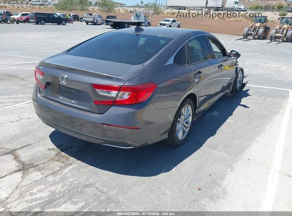 1HGCV1F1XKA047894 2019 HONDA ACCORD Gray Հետևի աջ