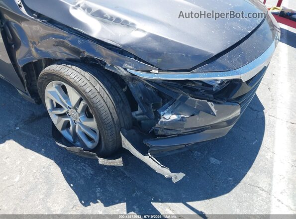1HGCV1F1XKA047894 2019 HONDA ACCORD Gray Դիմացի տեսք