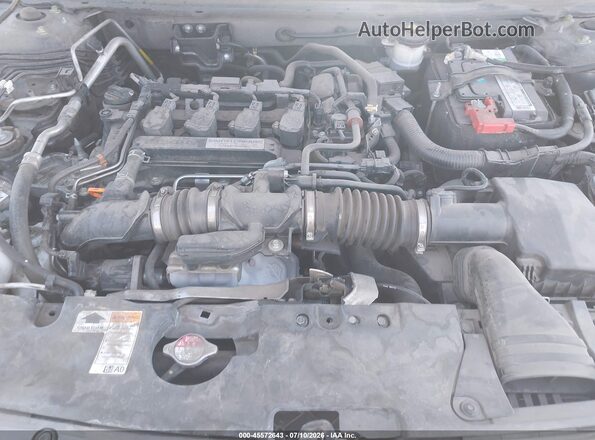 1HGCV1F1XKA047894 2019 HONDA ACCORD Gray Հետևի տեսք