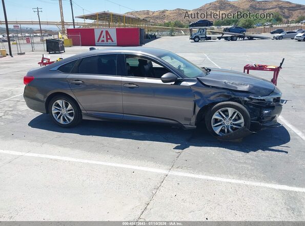 1HGCV1F1XKA047894 2019 HONDA ACCORD Gray Սարքավորումների վահանակի տեսք