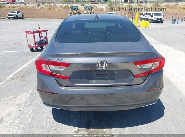 1HGCV1F1XKA047894 2019 HONDA ACCORD Gray 