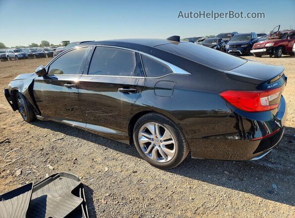 1HGCV1F1XKA137756 2019 HONDA ACCORD Black Задня ліва чверть