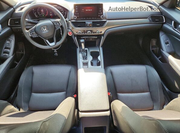 1HGCV1F1XKA137756 2019 HONDA ACCORD Black Вид панелі приладів