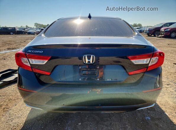 1HGCV1F1XKA137756 2019 HONDA ACCORD Black Вид ззаду