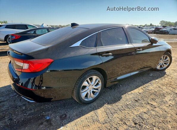 1HGCV1F1XKA137756 2019 HONDA ACCORD Black Задня права чверть