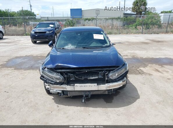 1HGCV1F1XKA141550 2019 HONDA ACCORD Blue წინა ხედი