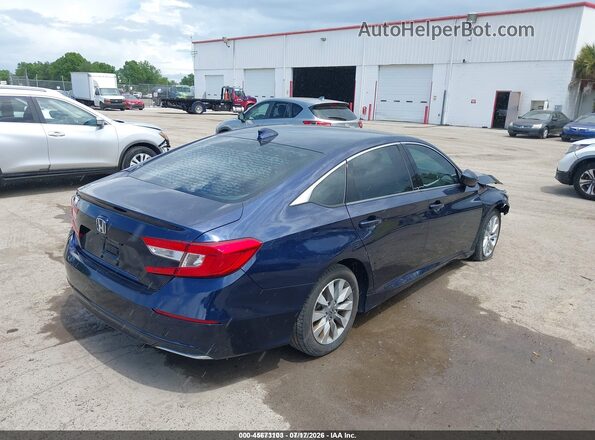 1HGCV1F1XKA141550 2019 HONDA ACCORD Blue უკანა მარჯვენა