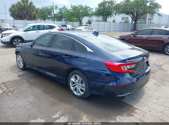 1HGCV1F1XKA141550 2019 HONDA ACCORD Blue უკანა მარცხენა