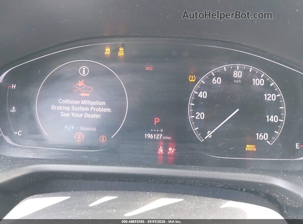 1HGCV1F1XKA141550 2019 HONDA ACCORD Blue უკანა სავარძლების ხედი