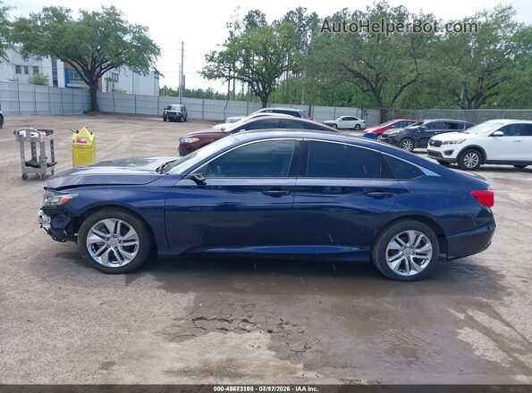 1HGCV1F1XKA141550 2019 HONDA ACCORD Blue სალონის 360-გრადუსიანი ხედი