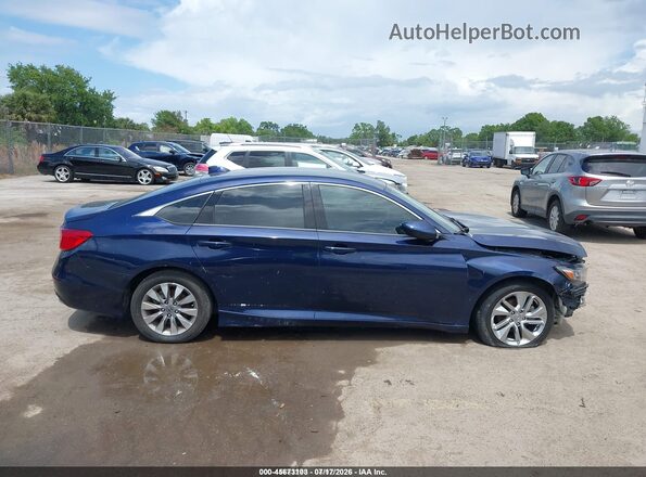 1HGCV1F1XKA141550 2019 HONDA ACCORD Blue უკანა სალონის ხედი