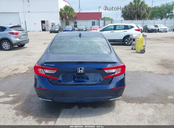 1HGCV1F1XKA141550 2019 HONDA ACCORD Blue 